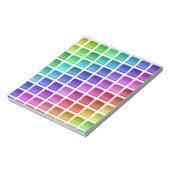 FARBFARBIGE TILPLÄTZE NOTIZBLOCK (Rotiert)