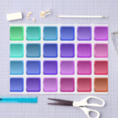 FARBFARBIGE TILPLÄTZE SEIDENPAPIER (Handwerk)