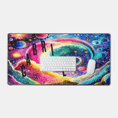 FARBFARBIGE WASSERFARBE IM FREIEN GESCHMACKVOLL GE SCHREIBTISCHUNTERLAGE (Tastatur & Maus)