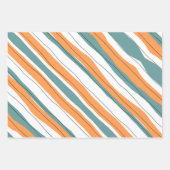 Farbfarbige Wrapping Paper Sheets, Matte Geschenkpapier Set (Vorderseite 3)