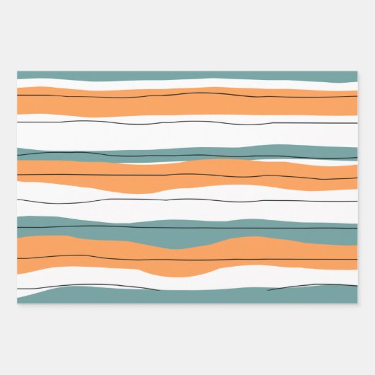 Farbfarbige Wrapping Paper Sheets, Matte Geschenkpapier Set (Vorderseite)