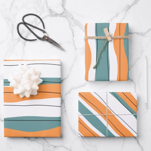 Farbfarbige Wrapping Paper Sheets, Matte Geschenkpapier Set (Vorderseite)