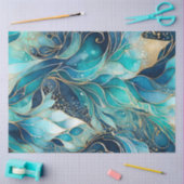 Farbfarbiges Abstrakt-Tinte-Kunstdruckpapier Seidenpapier (Basteln)