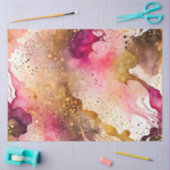 Farbfarbiges Abstrakt-Tinte-Kunstdruckpapier Seidenpapier (Basteln)