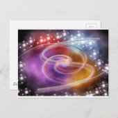 Farbfarbiges Farbbild Postkarte (Vorne/Hinten)