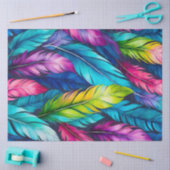 Farbfarbiges Kunstteppichpapier Seidenpapier (Basteln)