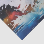 Farbfarbiges Papier für das Pferdegeflecht (Ausschnitt)