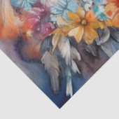 Farbfarbiges Papier für das Pferdegeflecht (Ausschnitt)