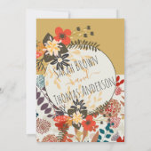 FARBFARBIL BOHO FLORAL EINLADUNG (Rückseite)