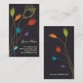 Farbfeder-Visitenkarte Visitenkarte (Vorne/Hinten)