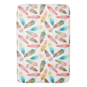 Farbfedern Badematte (Vorderseite Vertikal)