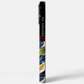 Farbfedern in Harmonie Case-Mate iPhone Hülle (Rückseite / Links)