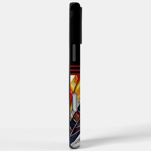 Farbfedern in Harmonie Case-Mate iPhone Hülle (Rückseite / Rechts)