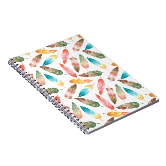 Farbfedern Notizblock (Rechte Seite)