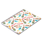 Farbfedern Notizblock (Linke Seite)