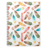 Farbfedern Notizblock (Vorderseite)