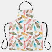 Farbfedern Schürze (Vorderseite)