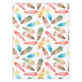 Farbfedern Tischdecke (Vorderseite)