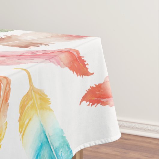 Farbfedern Tischdecke (Beispiel)