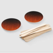 Farbfehler und Schwarzer Glitzer Fächer (Non-assembled)