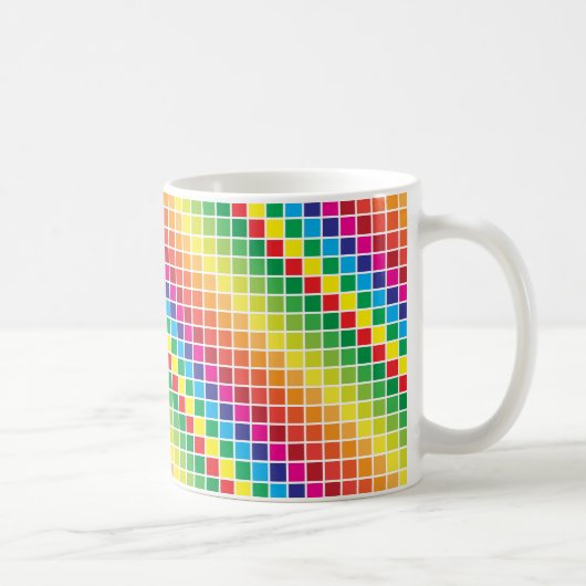 Farbfeld Regenbogen Kaffeetasse (Rechts)