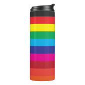 Farbfeld Regenbogen Thermosbecher (Nach links gedreht)