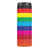 Farbfeld Regenbogen Thermosbecher (Rückseite)