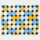 Farbfelder 02 - Dunkelblau Fleecedecke (Vorderseite (Horizontal))