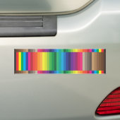 Farbfernsehen CMYK Autoaufkleber (Auf Auto)