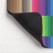 Farbfernsehen CMYK Mousepad (Ecke)