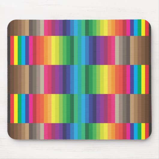 Farbfernsehen CMYK Mousepad (Vorne)