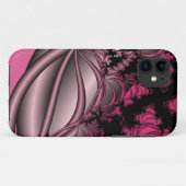 Farbfernseher mit Fraktal Case-Mate iPhone Hülle (Rückseite (Horizontal))