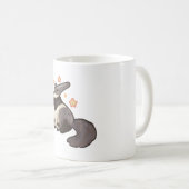 Farbfernseher mit Sternen Kaffeetasse (VorderseiteRechts)