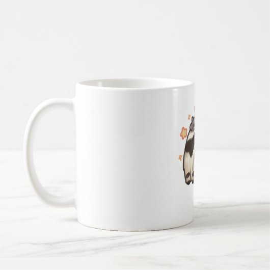 Farbfernseher mit Sternen Kaffeetasse (Links)