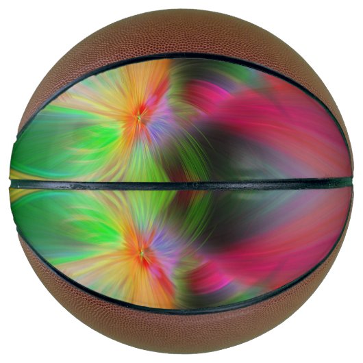 Farbfeuerwerke - Fraktal Basketball (Vorderseite)