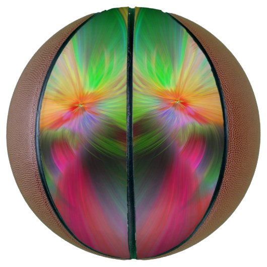 Farbfeuerwerke - Fraktal Basketball (Vertikal)