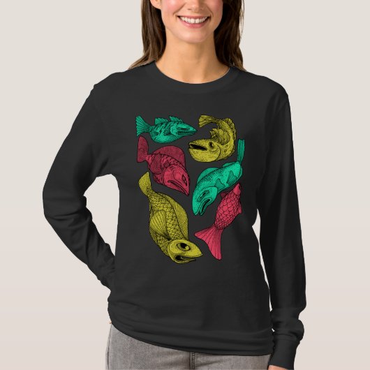 Farbfisch T-Shirt (Vorderseite)