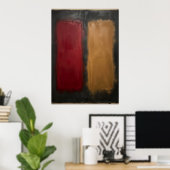 Farbflächen-Abstraktes Poster | Rothko Inspiriert (Heimbüro)