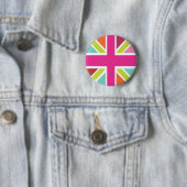 Farbflaggenknopf Vereinigten Königreichs multi Button (Beispiel)