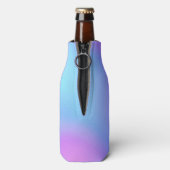 Farbflasche mit Regenbogen Cooler Flaschenkühler (Flasche Rückseite)