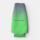 Farbflasche mit Regenbogen Cooler Flaschenkühler (Vorderseite)