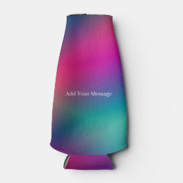 Farbflasche mit Regenbogen Cooler Flaschenkühler