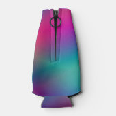 Farbflasche mit Regenbogen Cooler Flaschenkühler (Rückseite)