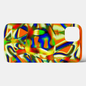 Farbflecken auf gestrichenen, grünlich-beigen Stre Case-Mate iPhone Hülle (Rückseite (Horizontal))