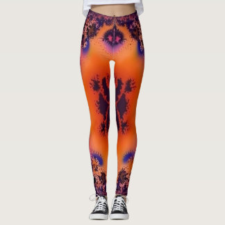 Farbflecken bei Sonnenuntergang Leggings