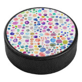 Farbflecken Eishockey Puck (3/4)
