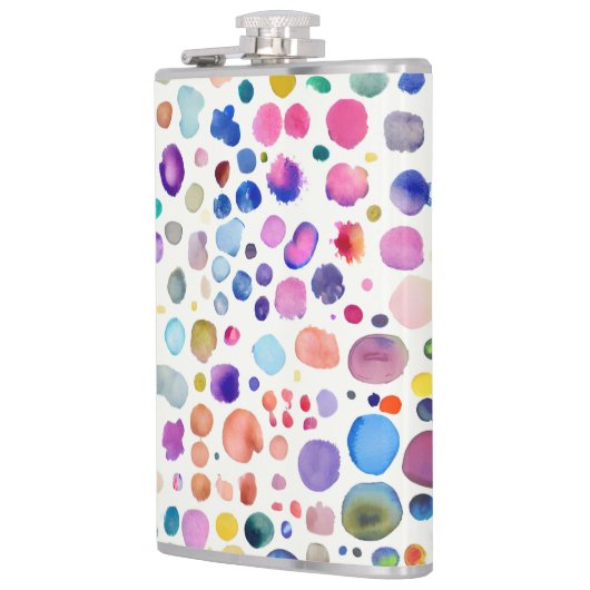 Farbflecken Flachmann (Links)