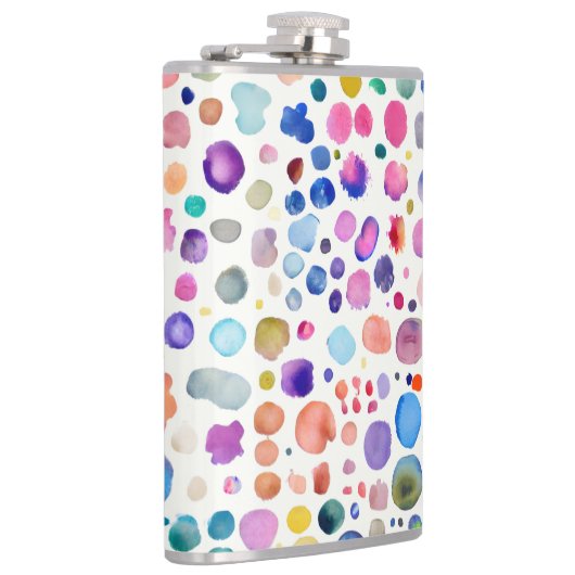 Farbflecken Flachmann (Rechts)