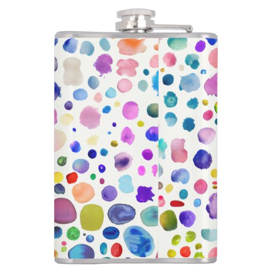 Farbflecken Flachmann (Rückseite)