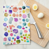 Farbflecken Geschirrtuch (Viertel Falte)